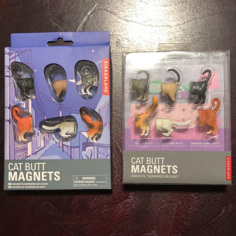 NEW 2 Sets Cat Butt Magnets 🐈‍⬛🐈